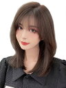 レディース ウィッグ ワンタッチ おしゃれ レディース ヘッド ヘア ピース 髪 ボリュームアップ 3D 前髪 フェイク フル 人毛 前髪カバー ピース 抗がん剤