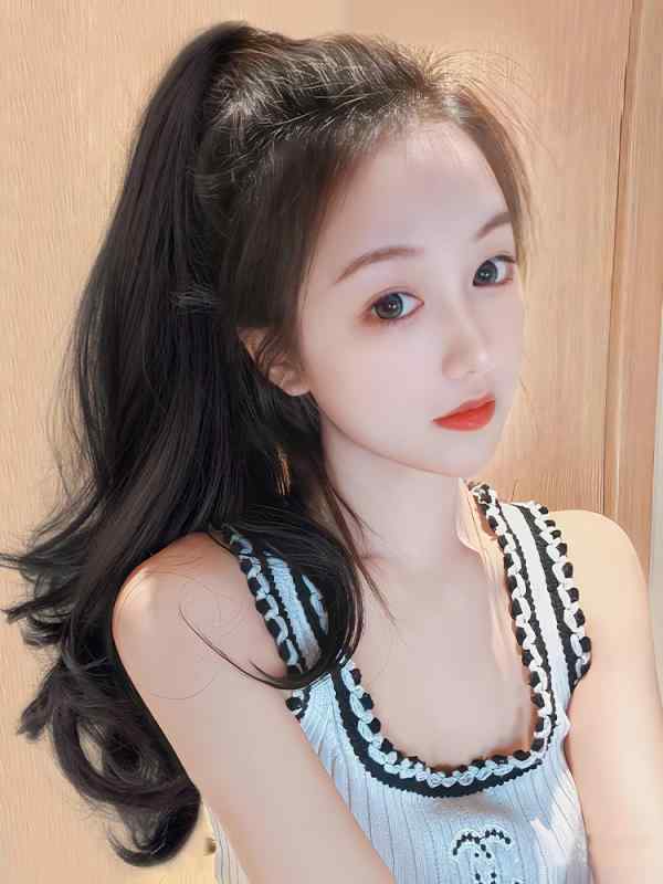 レディース ウィッグ ワンタッチ おしゃれ ポニーテール グラバー ポニーテール ヘア フル 人毛 ポニーテール 三つ編み 高ポニーテール