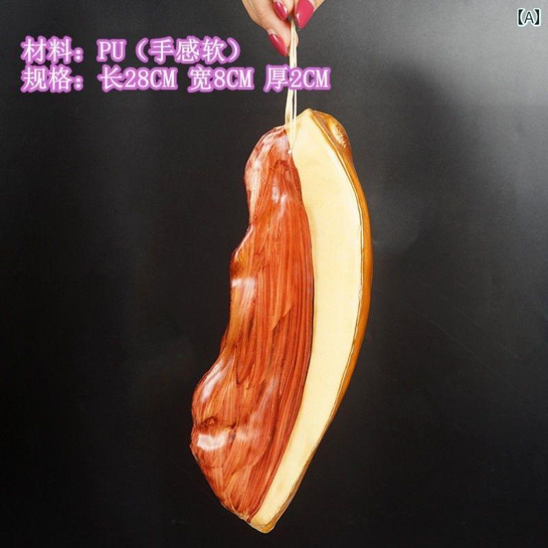 セキュアデポのロースト チキン 肉品 食品 サンプル リアル 見本 食玩 フェイク 装飾品 小道具 デコレーション ベーコン おもちゃ｜アングル2