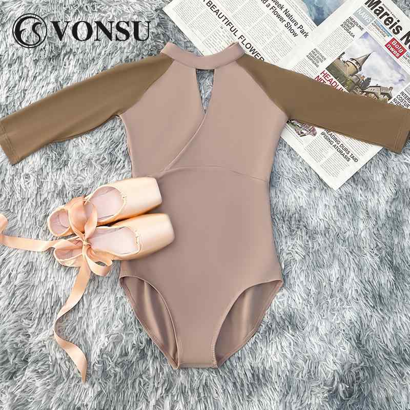 バレエ レオタード スポーツ ボディスーツ 体操服 ウェア 衣装 練習 ダンス ヨガ フィットネス トレー..