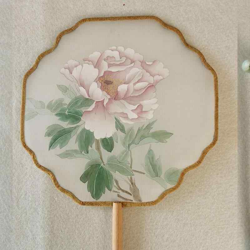 扇 うちわ ファン おしゃれ レトロ ラウンド 蓮 ダンス チャイナ風 レディース レディース プレゼント ..