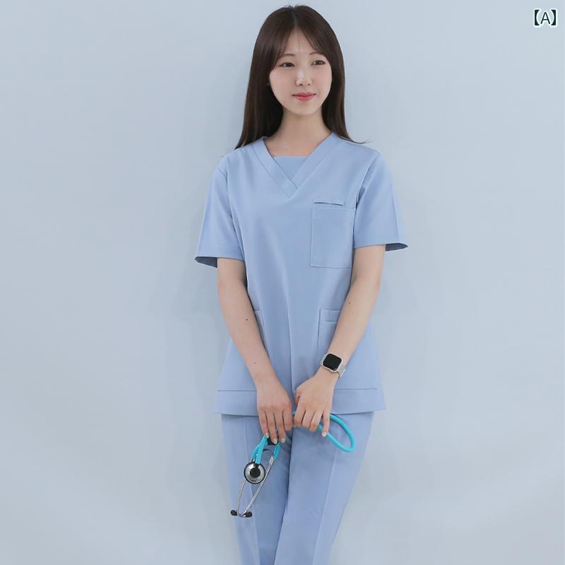 クリニック 制服 レディース 韓国 レディース 手洗い 服 手術室 口腔 歯科 医療 美...
