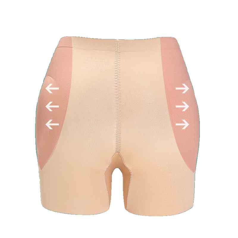 フェイクヒップ ショーツ 美尻 レディース フェイクヒップ ショーツ 美尻 ウォータードロップ クロッチパンツ ハイウエストシェイプ ナチュラル シームレス ヒップアップ ウエストシェイプ スリム 腰幅広げる フェイク クロッチ ワイドパッド パンツ