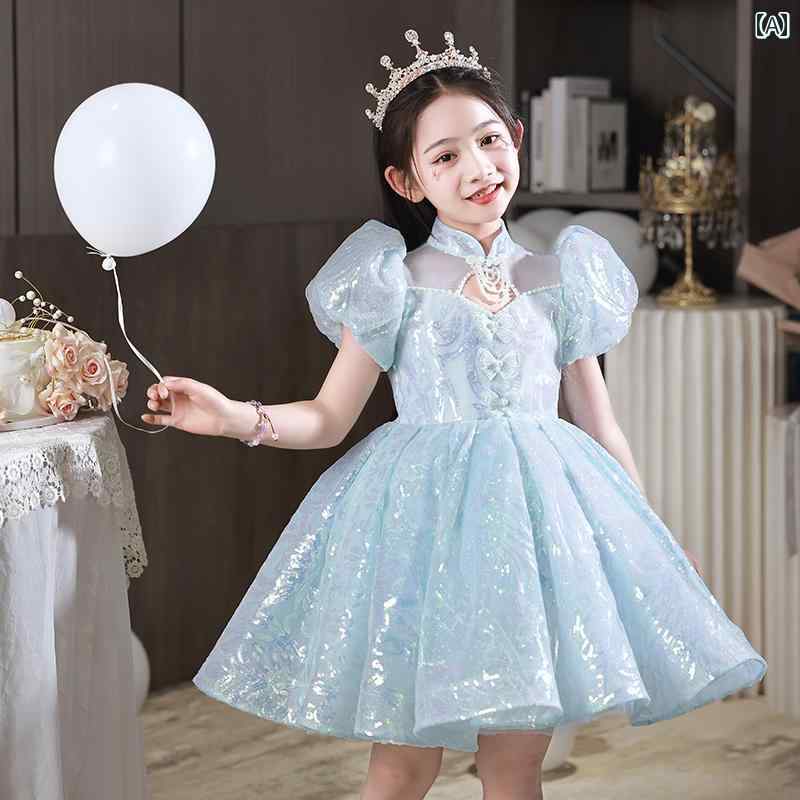 子供服 ドレス 結婚式 ウェディング フラワーガール パーティー 発表会 パフォーマンス 衣装 上品 エレガント 女児 キッズ