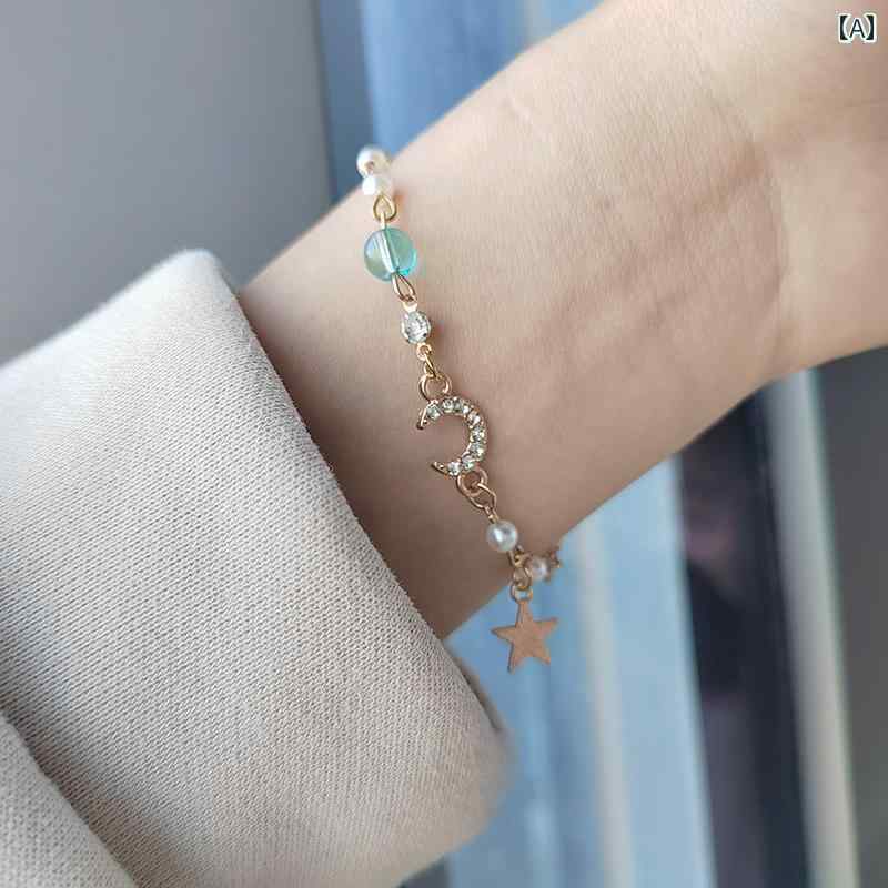 ブレスレット おしゃれ スイート プリンセス スター ムーン 大理石 ストロベリー ジュエリー レディース ファッション アクセサリー