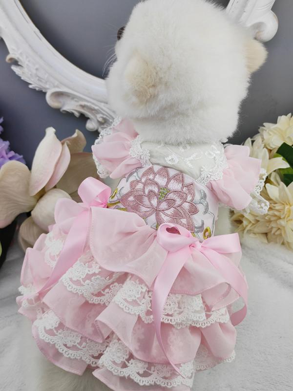 ペット服 犬猫 ウェア 写真撮影 ドレス 服 かわいい ベスト 衣装 薄手 室内 散歩 外出 ルーム 室外 小型 春夏秋