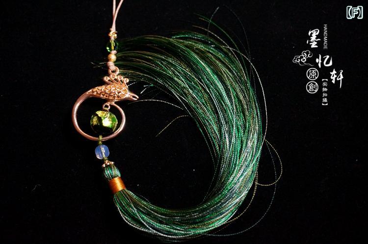 扇子 チャーム タッセル アクセサリー ファンチャーム スマホ ストラップ レトロ エレガント おしゃれ ..