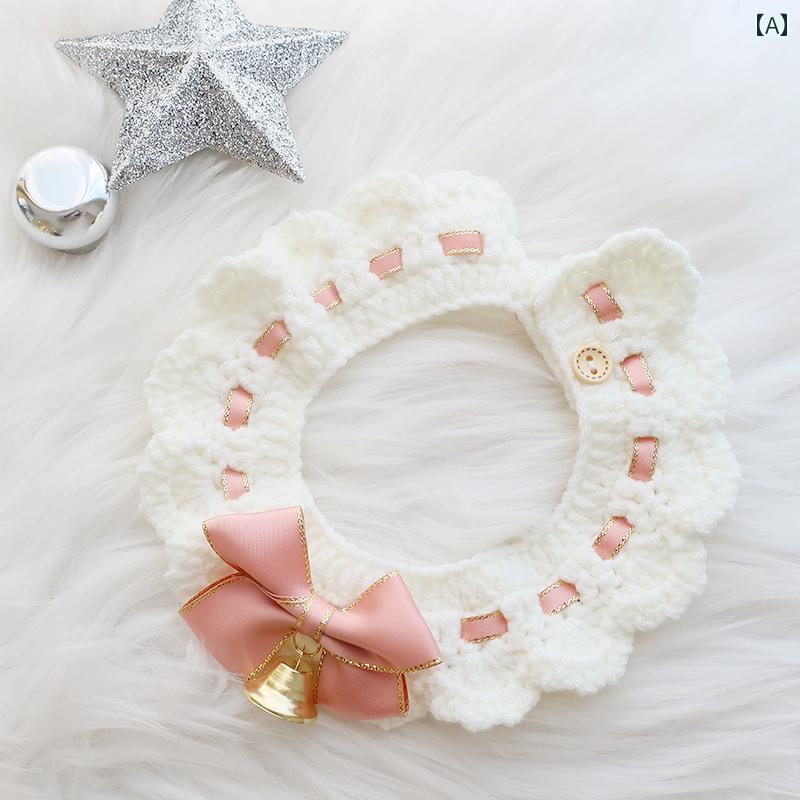 犬猫 スタイ ペット 品 ファッション アクセサリー 首輪 ネック リング バンド スカーフ よれかけ 装飾 リボン かわいい