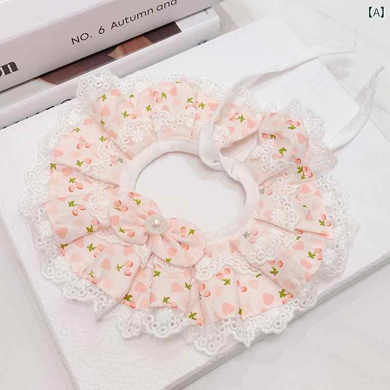 犬猫 スタイ ペット 品 ファッション アクセサリー フェアリー 首輪 かわいい ネック リング バンド スカーフ よれかけ