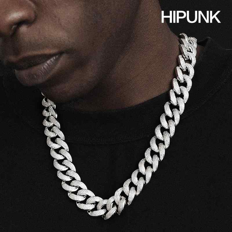 ネックレス HIPHOP ジュエリー ユニセックス キューバ メンズ レディース ファッション ヒップホップ 太い ギフト カップル