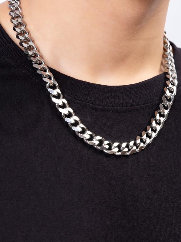 ネックレス HIPHOP ジュエリー ユニセックス アメリカ チタン鋼 キューバ メンズ 褪せにくい ストリート ヒップホップ アメリカン ラップ チェーン レディース