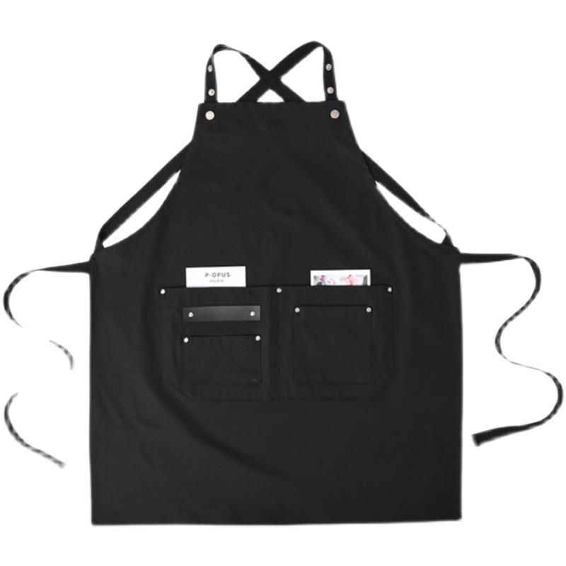 エン 前掛け 作業着 スモック 保護 DIY 花 調理 防汚 防水 家庭 キッチン カバー 生地 ガーデニング メンズ レディース兼