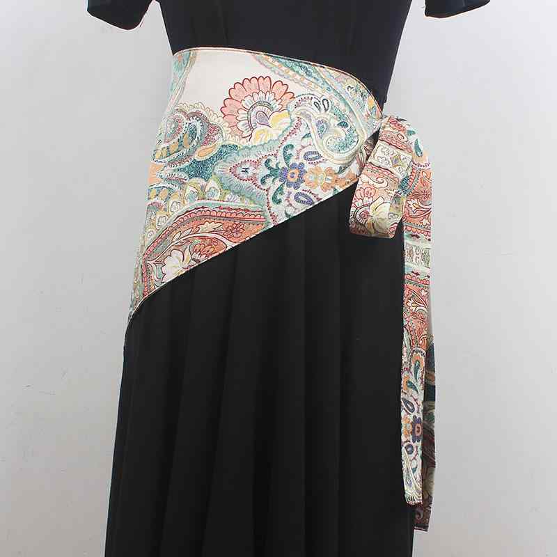 帯ベルト おしゃれ レディース チャイナ風 刺繍 ガードル 布 香り 雲 ガーゼ ベルト スカート 漢服 ア..