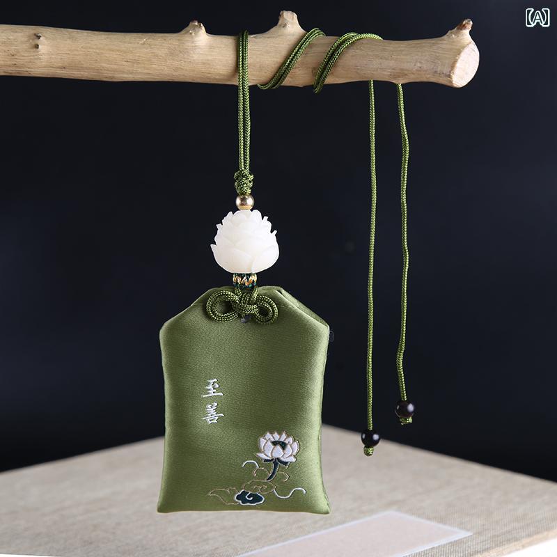 レトロ 車 カーアクセサリー 車内 ルームミラー ストラップ メンズ レディース兼 チャイナテイスト 装飾品 カー品 カーインテリア