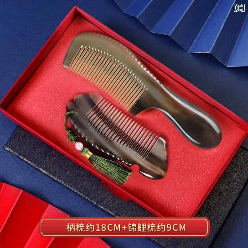 ヘアケア コーム くし おしゃれ ギフト ブラシ ケア 頭 マッサージ 彫刻 頭皮 脱毛...