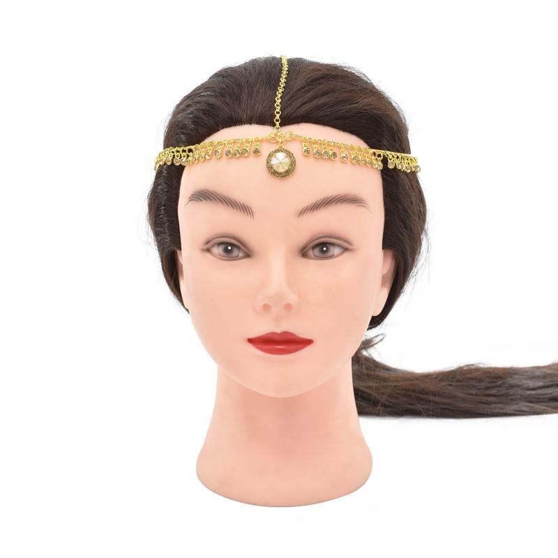 エスニック アクセサリー 雑貨 アメリカン ボヘミアン レトロ ヘアチェーン ヘッド ドレス 多層 タッセル レディース 幾何学 額 ヘアバンド 頭飾り