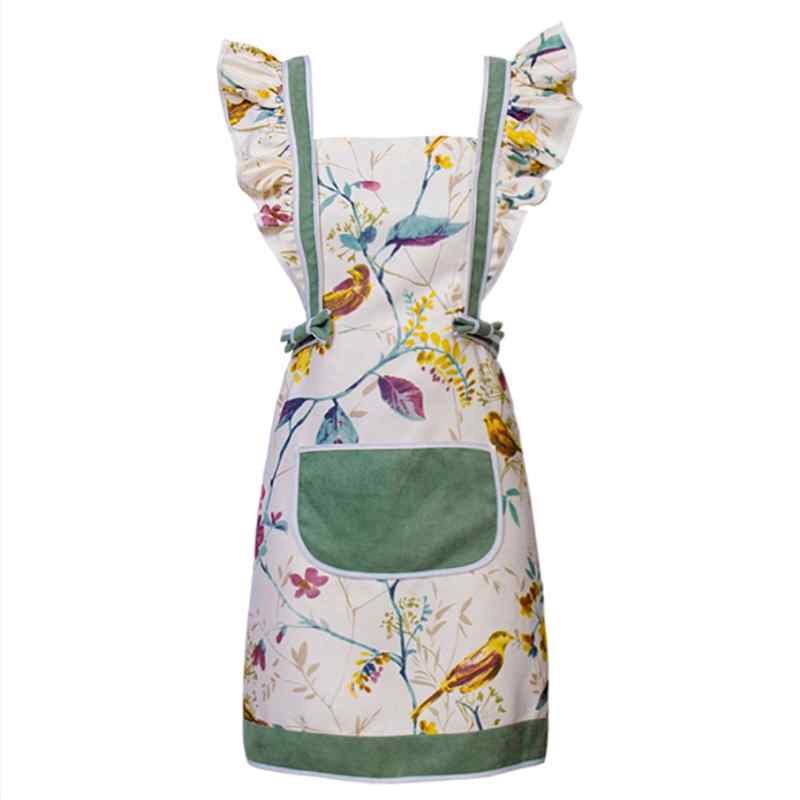 エン レディース 大人 かわいい 前掛け 作業着 保護 DIY 家事 調理 防汚 防水 家庭 キッチン カバー 生..
