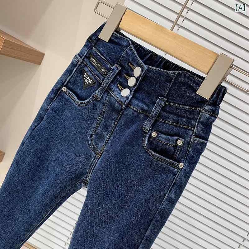 Other - キッズ 子供服 デニム パンツ メンズ レディース兼 韓国 かわいい おしゃれ 着やい 動きやい 外遊び 外出着 レジャー デート アウトドア 衣装 リンクコーデ ダンス パフォーマンス スポーツ 学校