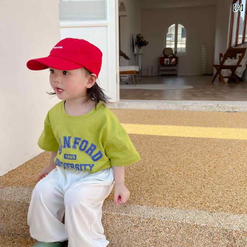 Tシャツ シンプル カジュアル かわいい ベビー 赤ちゃん キッズ 乳幼児 子供 ベビ...