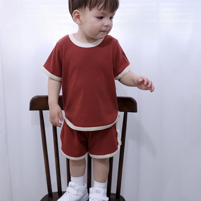子供服 夏 カジュアル 半袖 Tシャツ パンツ 幼児 メンズ レディース 薄手 スポーツ プルオーバー