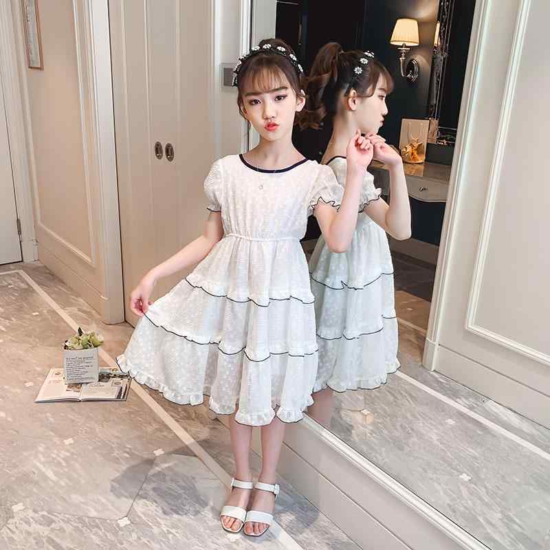 子供服 ドレス ワンピース トップス ロング スカート カジュアル レディース プリンセス 半袖 キッズ 夏 子供