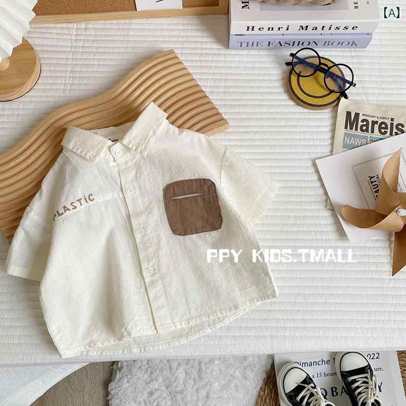子供服 ポロシャツ 半袖 カジュアル シンプル スタイリッシュ 通園 ホームウェア 男の子 キッズ 夏