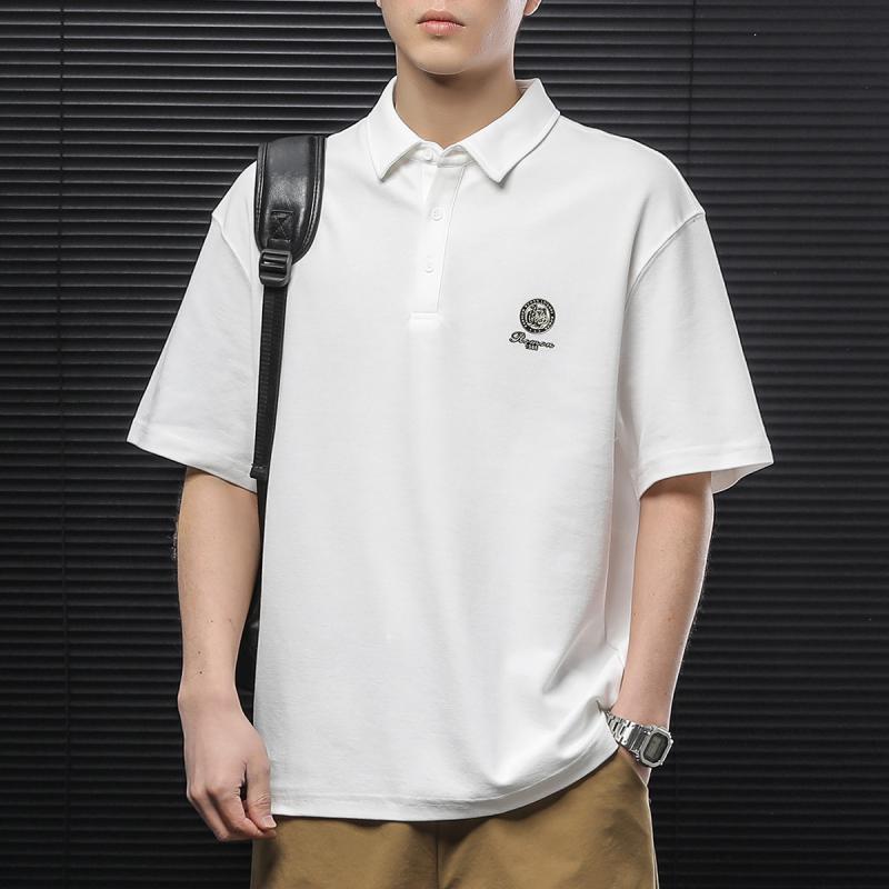 メンズ 夏 メンズ 半袖 ポロシャツ ゆったり 大きめサイズ ポロ Tシャツ トップス 襟 ファッション