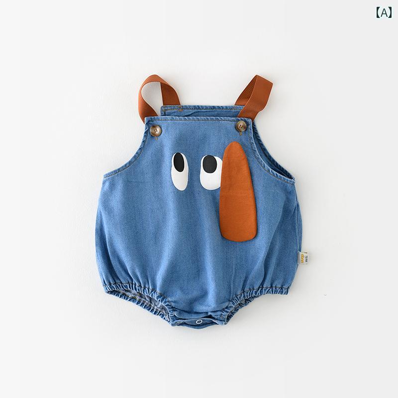 ロンパース シンプル カジュアル かわいい ベビー 赤ちゃん キッズ 乳幼児 子供 ベ...