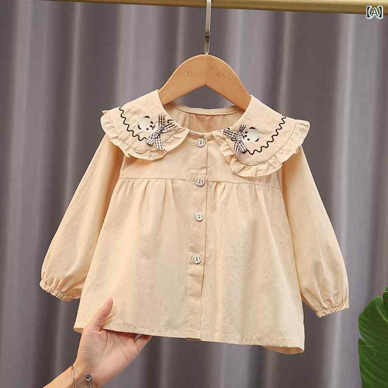 Occidental Goods - ブラウス シンプル カジュアル かわいい ベビー 赤ちゃん キッズ 乳幼児 子供 ベビー服 キッズファッション 子供服 女の子 春秋