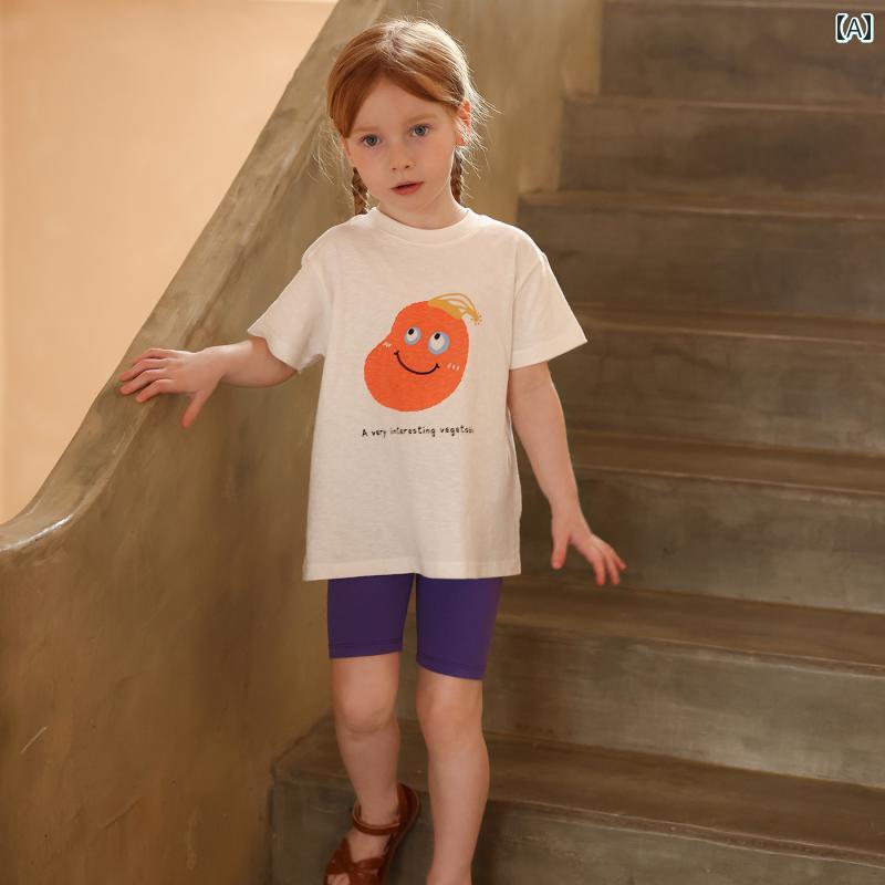 Other - Tシャツ 半袖 シンプル カジュアル かわいい ベビー 赤ちゃん キッズ 乳幼児 子供 ベビー服 キッズファッション 子供服 女の子 夏