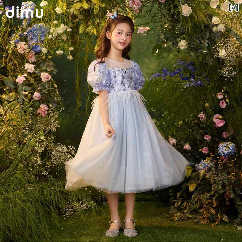 ワンピース ドレス チュチュ プリンセス シンプル カジュアル かわいい キッズ 幼児 子供 キッズファッション 子供服 女の子 夏
