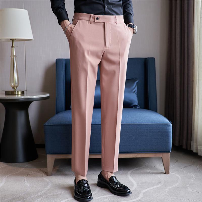 スラックス メンズ ファッション スーツ パンツ ビジネス フォーマル カジュアル スタイリッシュ ズボン ロング ストレート しわ防止 スリムフィット メンズ 衣料品 面接 仕事 紳士服
