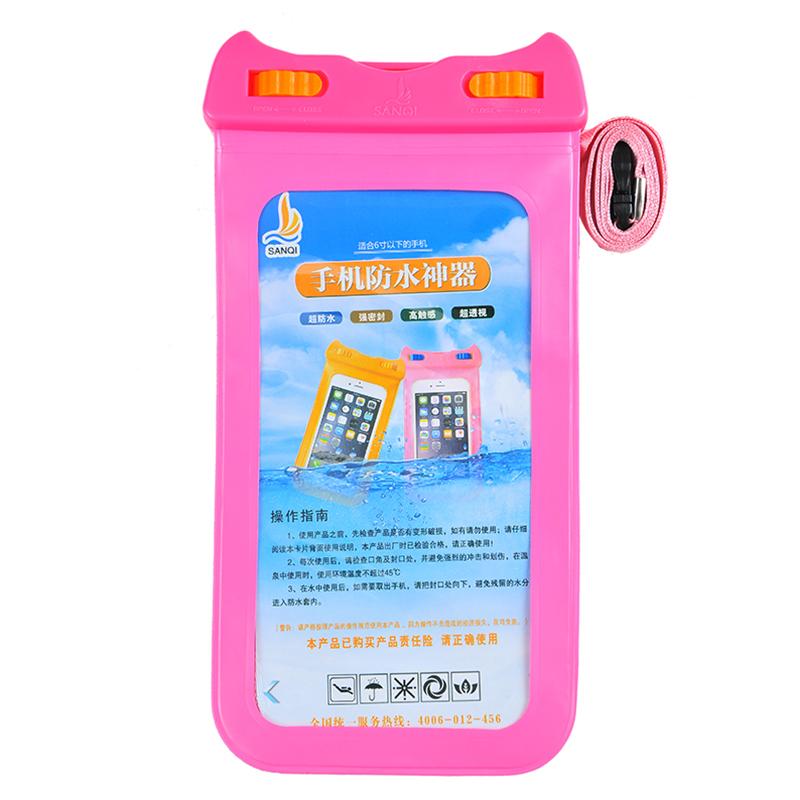 防水バッグ スマホ 携帯電話 タッチスクリーン ダイビング ラフティング サーフィン スポーツ 水泳 温..
