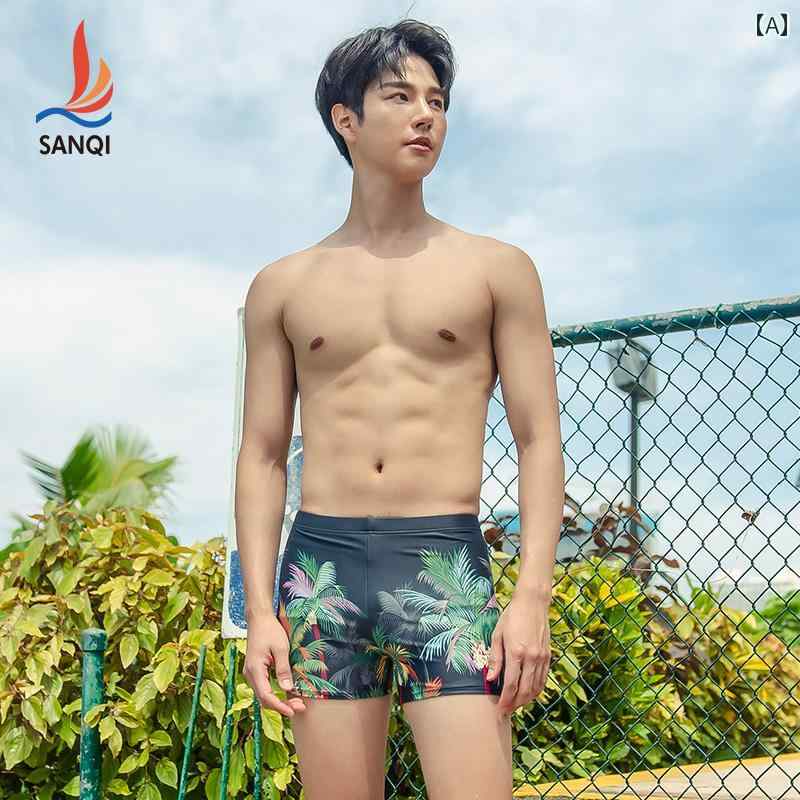 水着 メンズ 水泳 パンツ おしゃれ ファッション ボクサー 韓国 魅惑 ローウエスト 大きめサイズ 温泉 タイト ショーツ ビーチウェア おしゃれ
