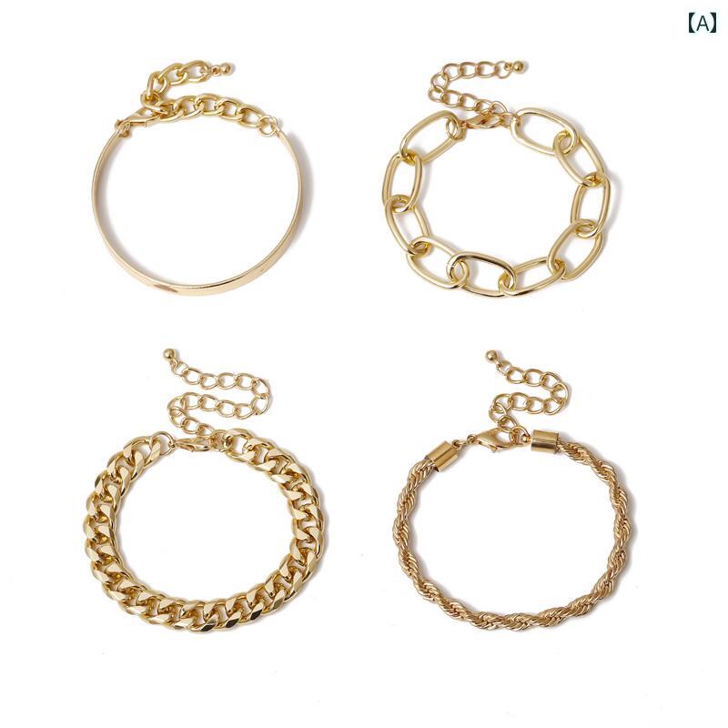 メンズ レディース ブレスレットセット アクセサリー おしゃれ きれい 豪華感 煌びやか デート ペア イベント フェス パフォーマンス ダンス コスチューム ステージ 衣装 映え