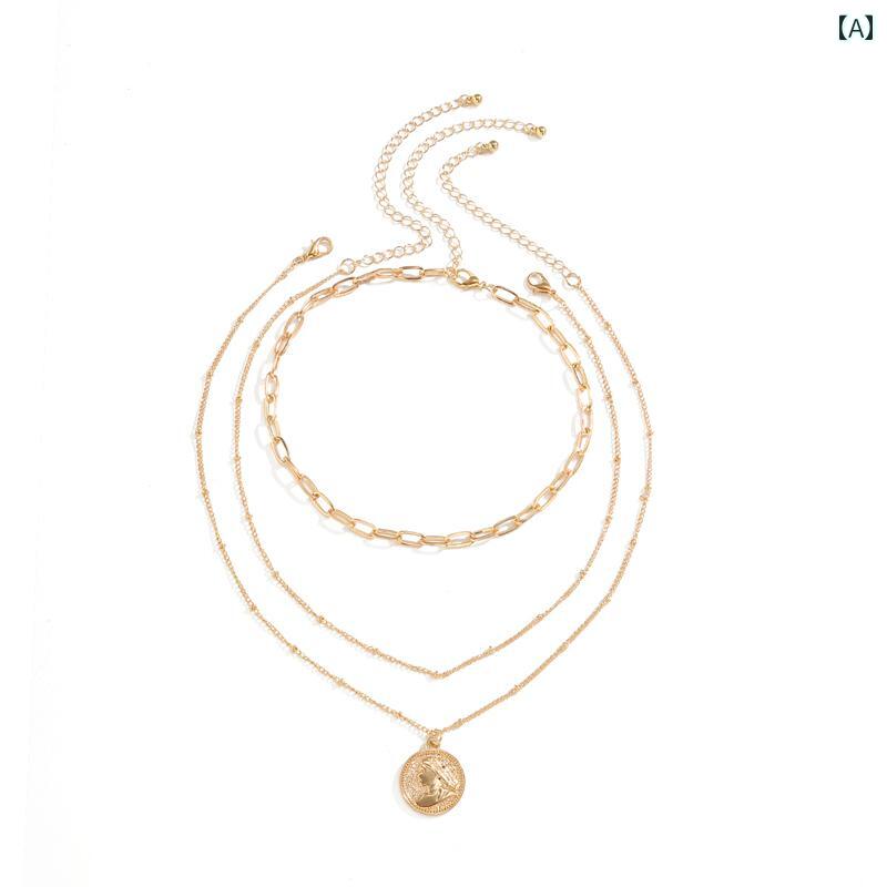 メンズ レディース チェーン ネックレス アクセサリー おしゃれ 豪華感 煌びやか デート ペア イベント フェス パーティ パフォーマンス ダンス コスチューム ステージ 衣装 クラブ 映え