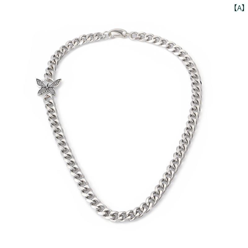 メンズ レディース 蝶 ネックレス アクセサリー おしゃれ 豪華感 煌びやか デート ペア イベント フェス パーティ パフォーマンス ダンス コスチューム ステージ 衣装 クラブ 映え