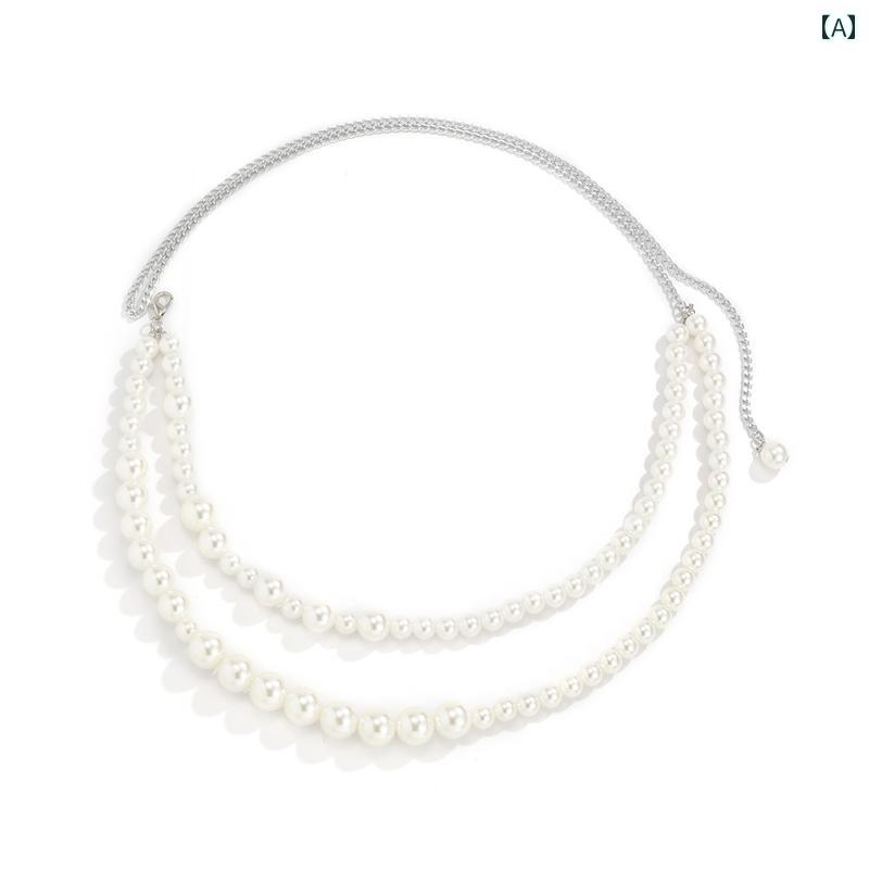 ビキニ 水着 アクセサリー メンズ レディース ウエストチェーン アクセサリー おしゃれ かわいい 豪華感 煌びやか ペア イベント フェス パフォーマンス ダンス コスチューム ステージ 衣装 クラブ 映え