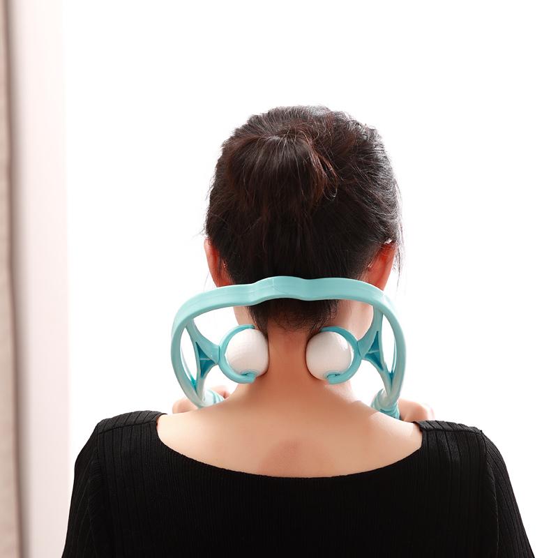 健康グッズ マッサージローラー スティック マッサジャー フィットネス スリム 手動 かい 全身 頸椎 多..