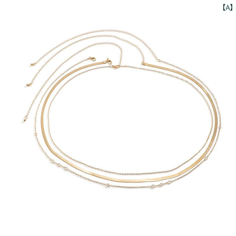 ウエスト チェーン 水着 アクセ フェス ベリーダンス メンズ レディース チェーンウエスト アクセサリー おしゃれ きれい 豪華感 煌びやか イベント フェス パーティー パフォーマンス ダンス コスチューム ステージ クラブ ビーチ ビーチ 映え