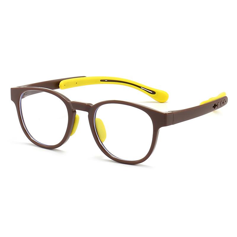 キッズ 子供 メガネ 眼鏡 おしゃれ ファッション アクセサリー ブルーライトカット 携帯電話 コンピュータ シリコン シンプル かわいい(4.0)