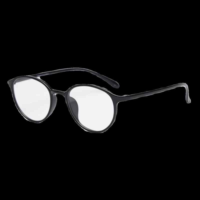 メガネ 眼鏡 おしゃれ ファッション アクセサリー レディース メンズ ユニセックス 軽量 TR90 レトロ オーバル ブラウン スリム ブルーライトカット(4.0)