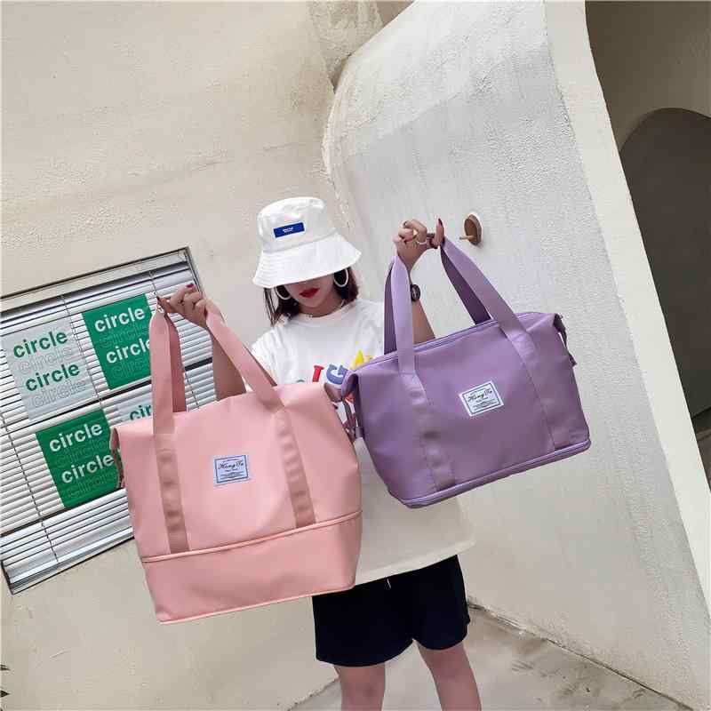 トラベル バッグ レディース メンズ ファッション 鞄 スポーツ フィットネス ジム 出張 旅行 大容量 多 オックスフォード 乾湿分離