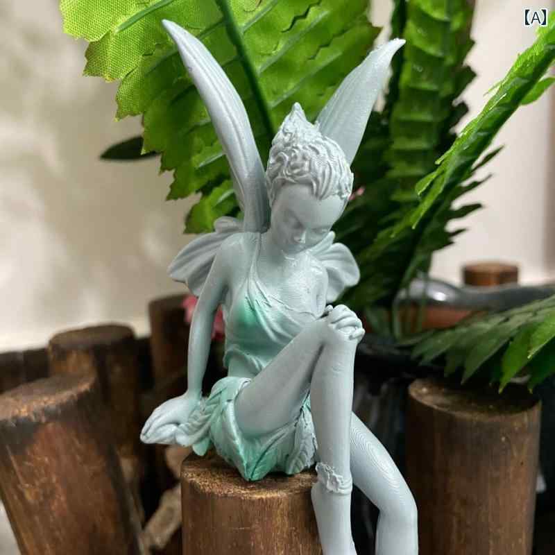 ガーデニング オーナメント エルフ 装飾 レトロ バロック インテリア 独創 個性 北欧 レトロ 置物 飾り 家 オフィス ディスプレイ