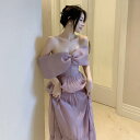 リゾートドレス 夏ドレス ディナードレス ホリデードレス 夏 ノースリーブ ロングドレス 魅惑 旅行 休暇 バカンス エキゾチック エレガント フェミニン レディース
