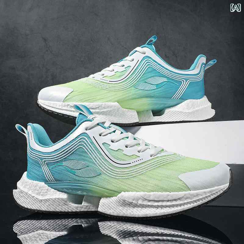 スポーツ シューズ 運動靴 メンズ 紳士 ファッション 靴 オールシーズン 衝撃吸収 レースアップ スポーツ レジャー ローヒール アウトドア カジュアル シューズ