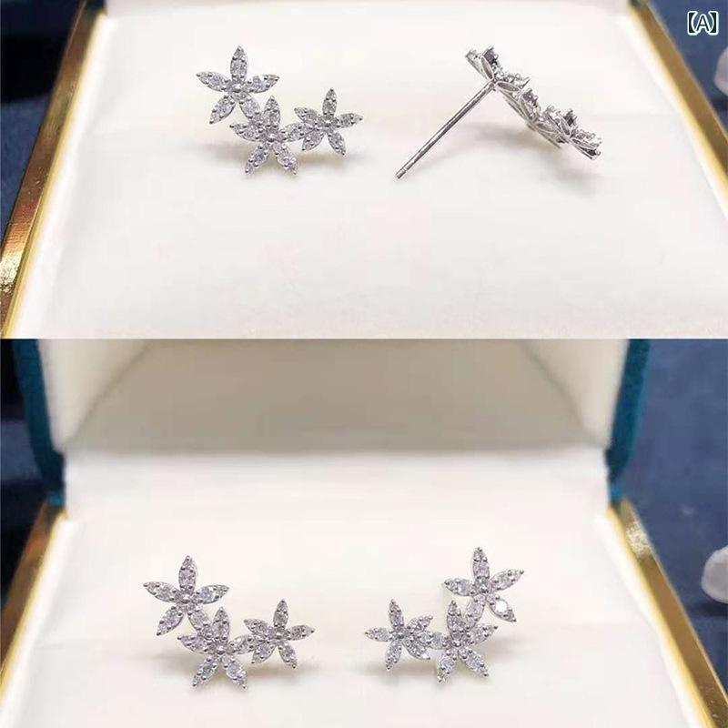 ピアス おしゃれ レディース ファッション アクセサリー オールシーズン 耳飾り 韓国 プラチナ メッキ ピアス 爽やか(4.0)
