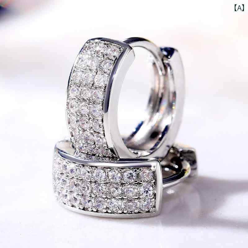 ピアス おしゃれ レディース ファッション アクセサリー オールシーズン シンプル 耳飾り ピアス 韓国 精巧 ラウンド アメリカ