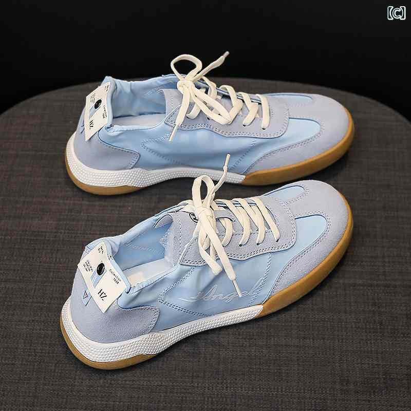 ランニング シューズ 運動靴 レディース 婦人靴 ファッション シューズ オールシーズン レースアップ レジャー スポーツ クロス ストラップ ラウンドトゥ 軽量 春秋 3