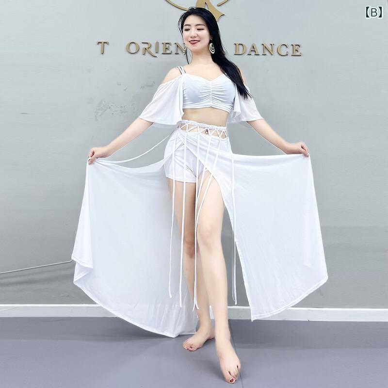 ベリーダンス 練習服 セット オリエンタル ダンス パフォーマンス 服 タッセル ダ...